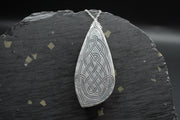 Cornish Amethyst with Sapphire & Diamond Pendant - 18ct Gold & Sterling Silver