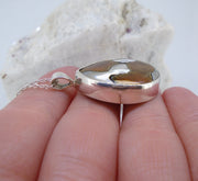 Turbo Shell Sterling Silver Pendant