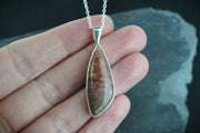 Arthur's Seat Jasper Sterling Silver Pendant