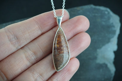 Arthur's Seat Jasper Sterling Silver Pendant