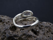 Herkimer Diamond Sterling Silver Celtic Snake Ring