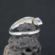 Scottish Chalcedony Sterling Silver Wrap Ring