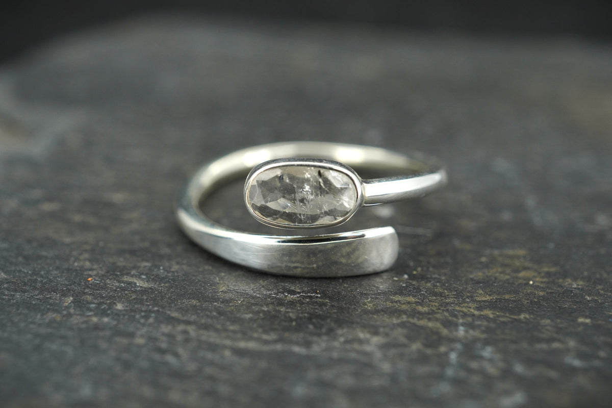 Kingdom 'Diamond' Sterling Silver Wrap Ring