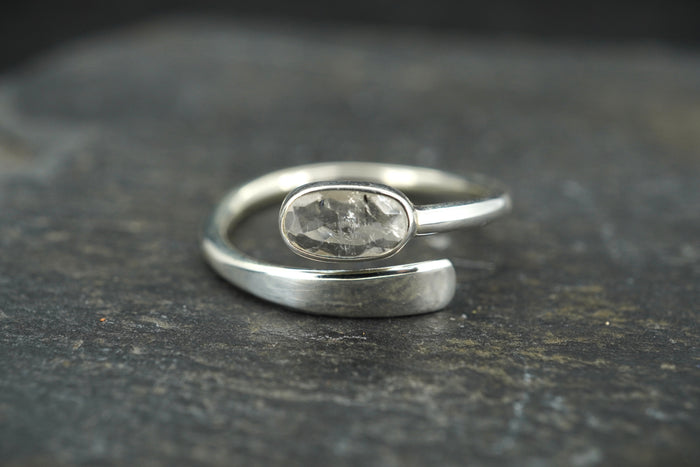 Kingdom 'Diamond' Sterling Silver Wrap Ring