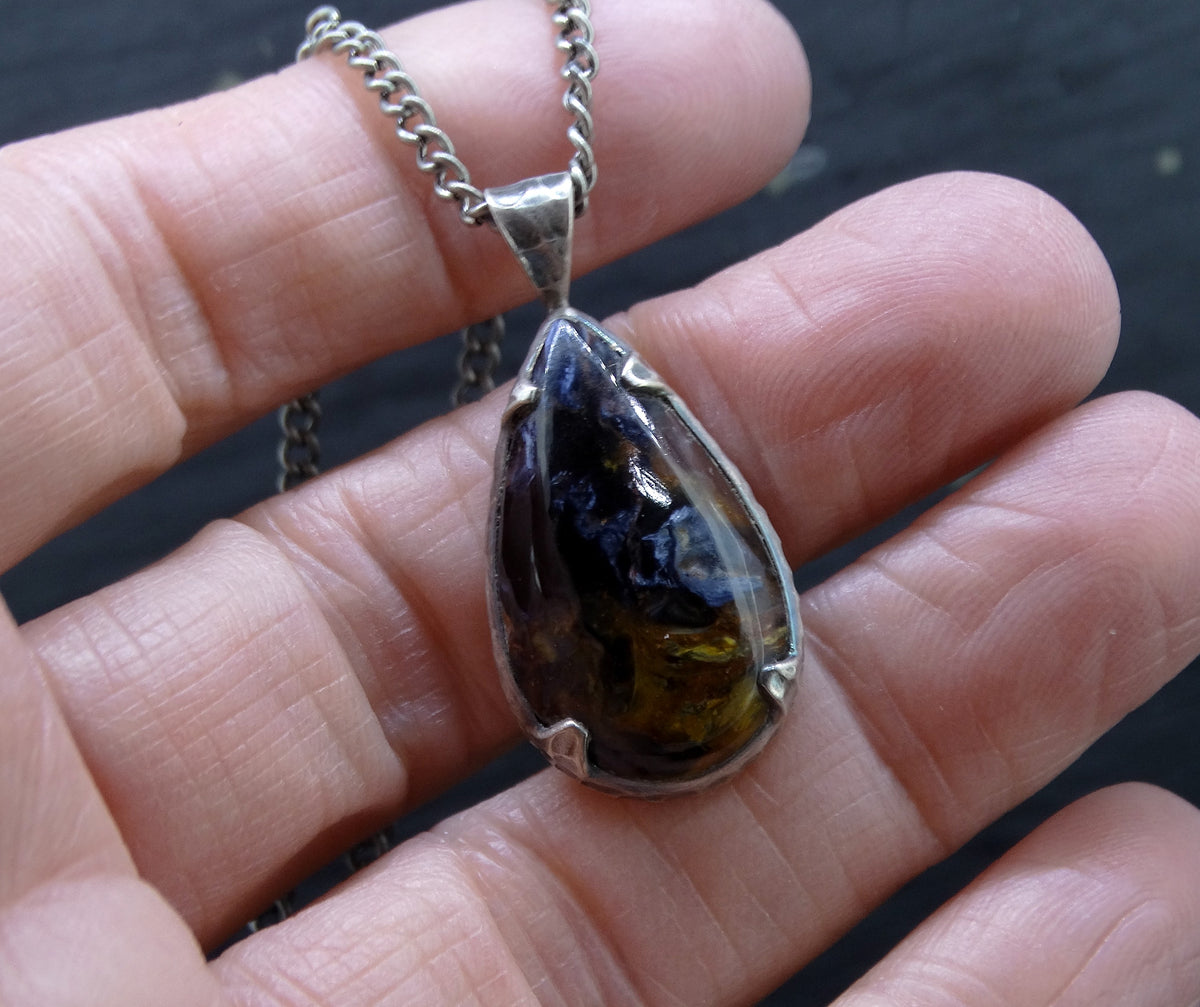 Pietersite Sterling Silver Pendant