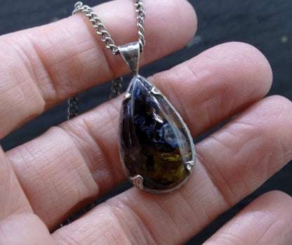Pietersite Sterling Silver Pendant