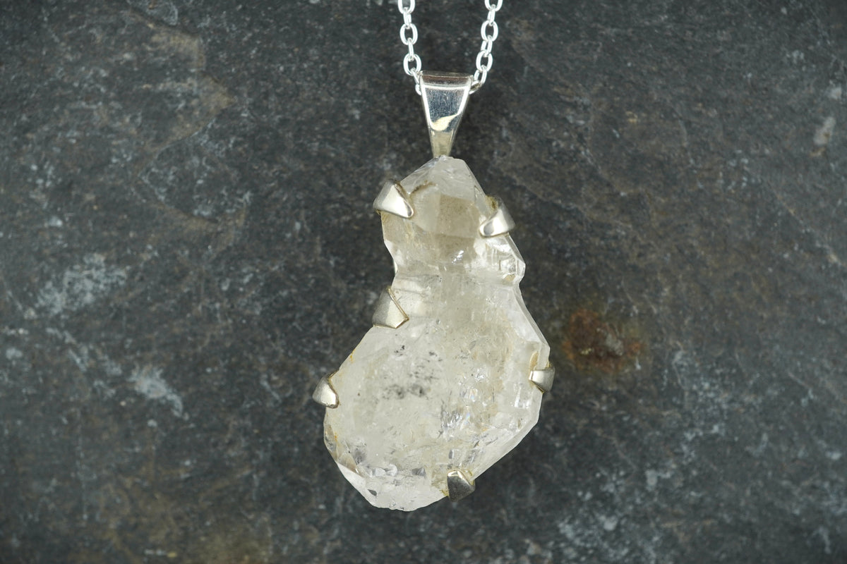 Herkimer Diamond Sterling Silver Pendant