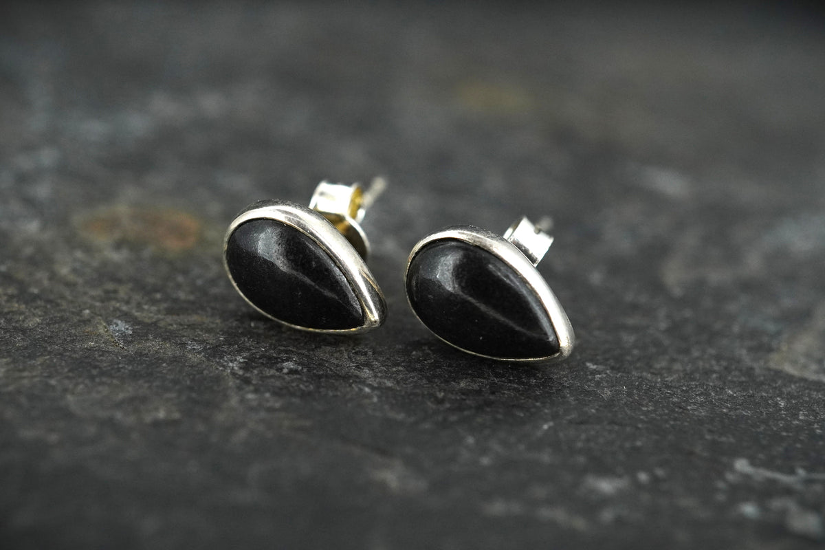 Edinburgh Castle Rock Sterling Silver Stud Earrings