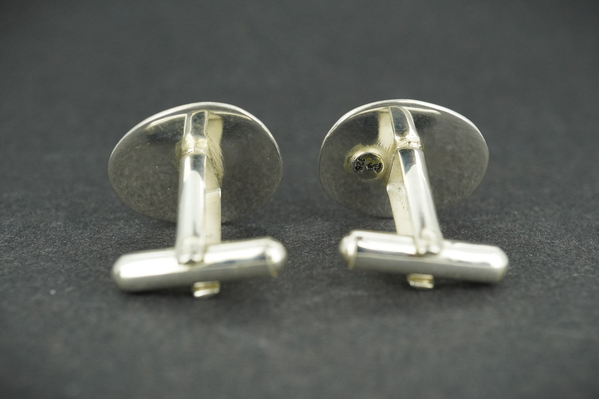 Trilobite Sterling Silver Cufflinks 12x10mm