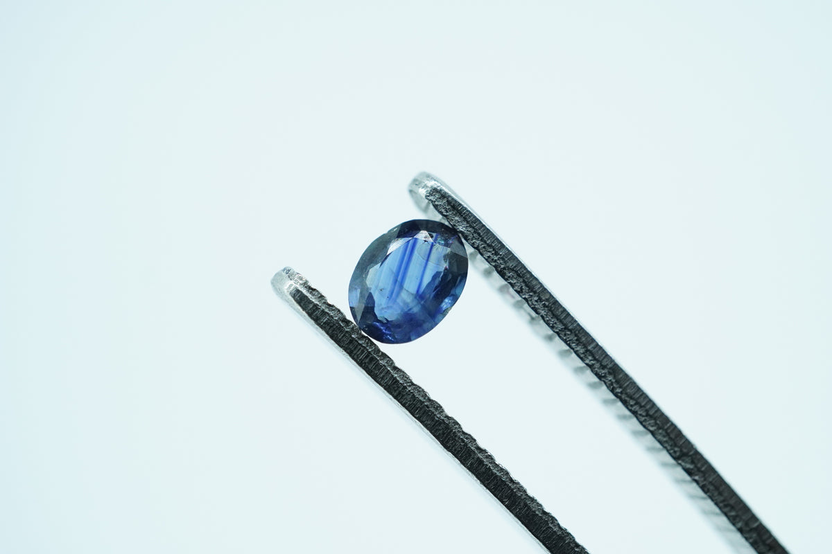 Oval Blue Rare Scottish Sapphire Gemstone