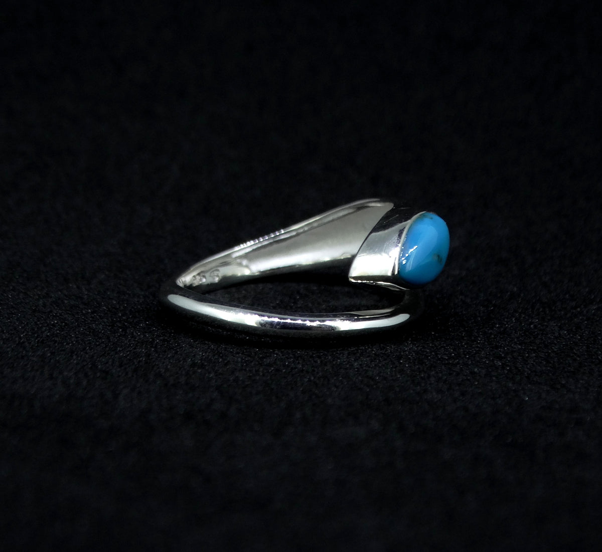 Turquoise Sterling Silver Snake Ring