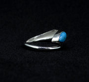 Turquoise Sterling Silver Snake Ring