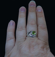 Peridot Sterling Silver  Ring