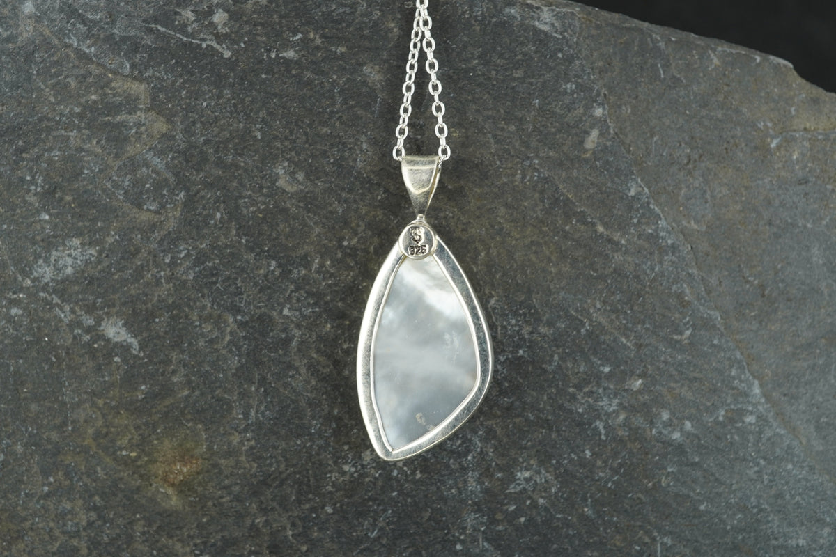 Blue John Sterling Silver Pendant