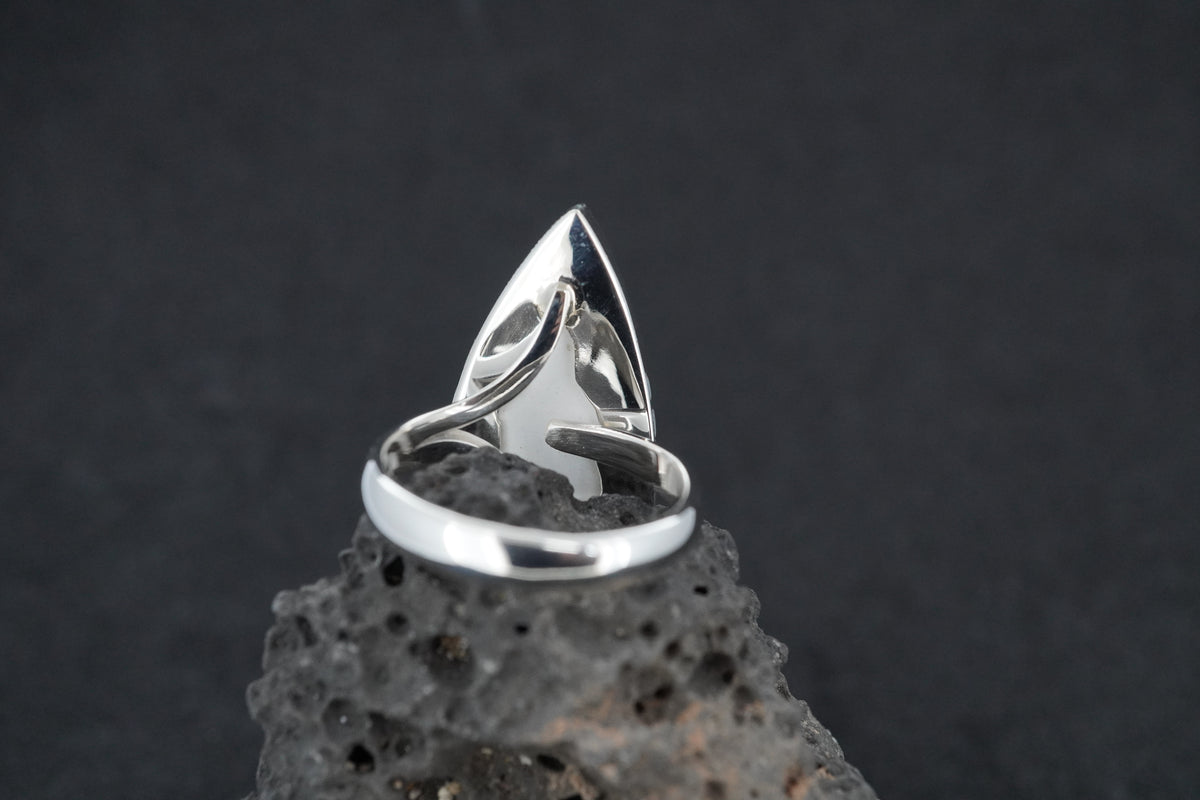 Old Willow Sterling Silver Adjustable Ring