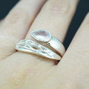 Scottish Chalcedony Sterling Silver Fancy Ring
