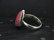 Pink Thulite Sterling Silver Adjustable Ring
