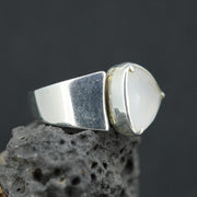 Scottish Chalcedony Sterling Silver Ring