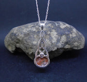 Lewisian Trinity Knot Sterling Silver Pendant