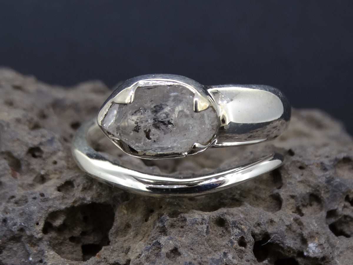 Herkimer Diamond Sterling Silver Ring