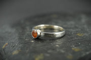 Scottish Angus Carnelian Sterling Silver Ring