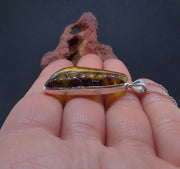 Baltic Amber Sterling Silver Pendant