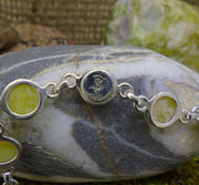 Highland Marble Sterling Silver Adjustable Bracelet