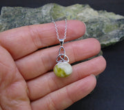Highland Marble Celtic Knot Sterling Silver Pendant