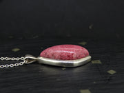 Pink Thulite Sterling Silver Pendant