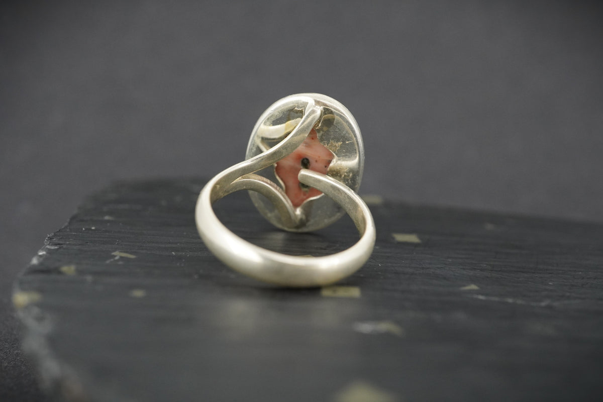 Scottish Speckled Isla Rose Sterling Silver Ring