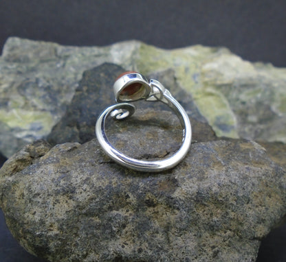 Scottish Lewisian Celtic Knot Sterling Silver Ring