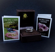 Elie Ruby & 14ct Scottish Gold Sterling Silver Ring