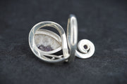 Cornish Amethyst & Amethyst Sterling Silver Ring