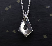 Perthshire Smoky Quartz in a Scottish Gold & Sterling Silver Pendant