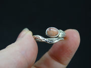 Scottish Isla Rose Sterling Silver Serpent Ring