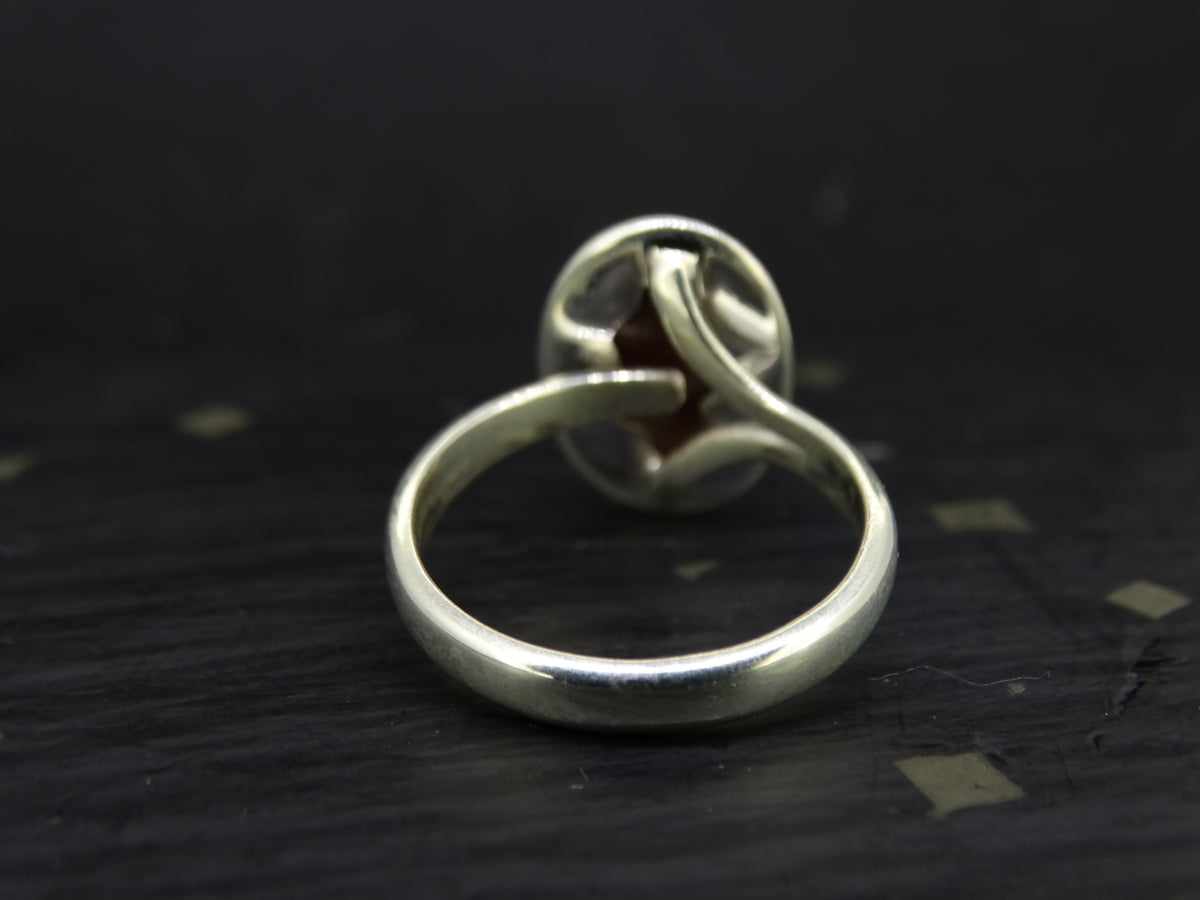 Arthur's Seat Jasper Sterling Silver Oval Cut Ring