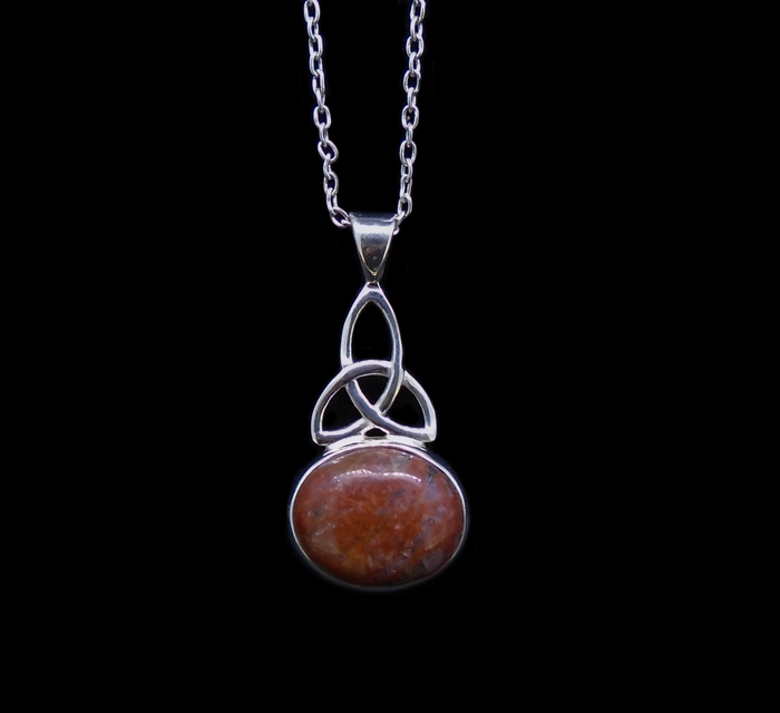 Lewisian Sterling Silver Celtic Pendant