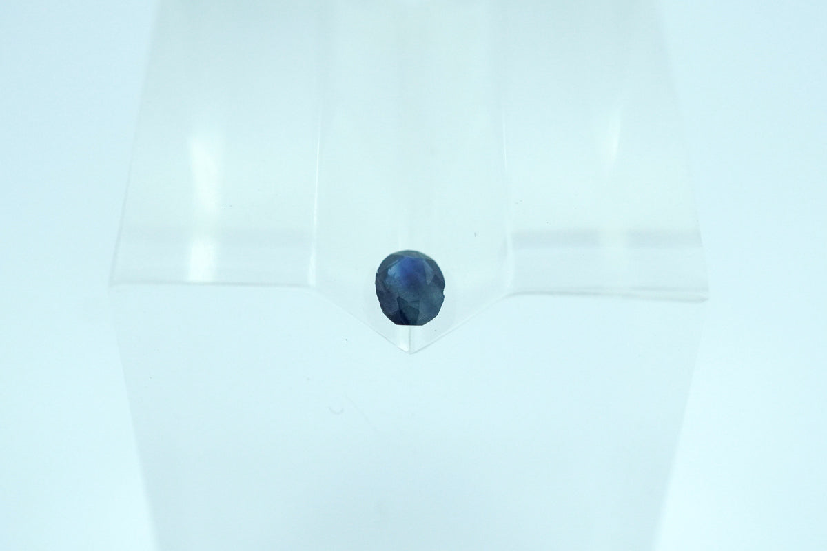 Oval Deep Blue Rare Scottish Sapphire Gemstone