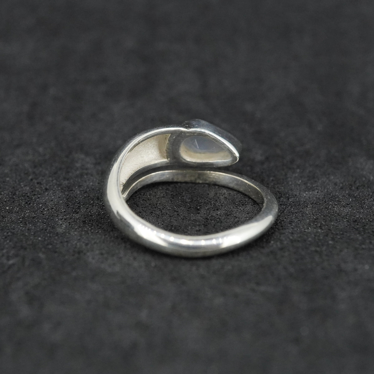 Scottish Chalcedony Sterling Silver Wrap Ring