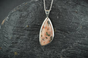 Scottish Isla Rose Fancy Cut Sterling Silver Pendant