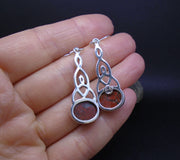 Lewisian Celtic Knot Sterling Silver Earrings