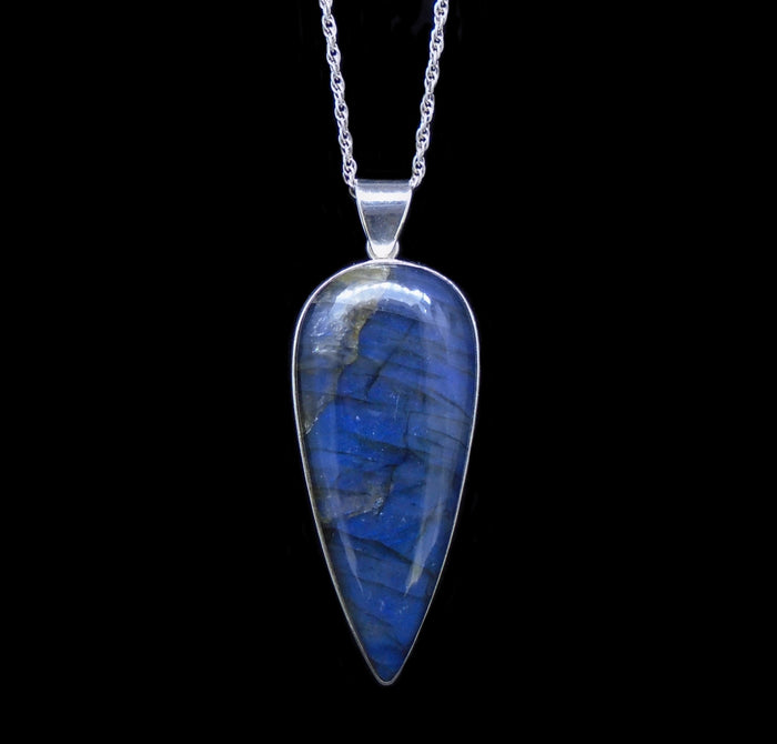 Labradorite Sterling Silver Pendant
