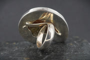 Large Ammonite Sterling Silver Ring