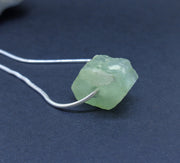 Rough Aquamarine Sterling Silver Necklace image 7