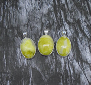Medium Highland Marble Sterling Silver Pendant image 3