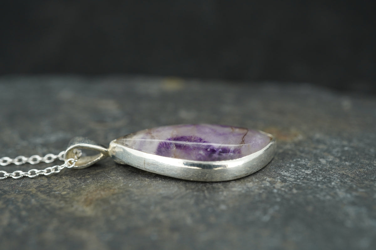 Blue John Sterling Silver Pendant image 3