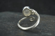 Orrock 'Diamond' Sterling Silver Celtic Ring image 4