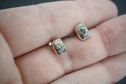 Edinburgh Cobblestone Sterling Silver Stud Earrings
