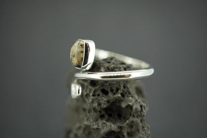 Edinburgh Cobblestone Sterling Silver Trinity Ring