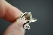 Edinburgh Cobblestone Sterling Silver Trinity Ring